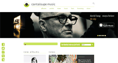 Desktop Screenshot of cantaloupemusic.com
