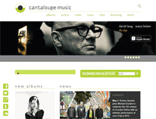 Tablet Screenshot of cantaloupemusic.com